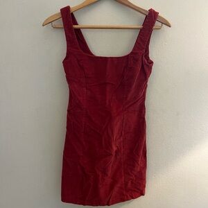 Chic Red Mini Dress